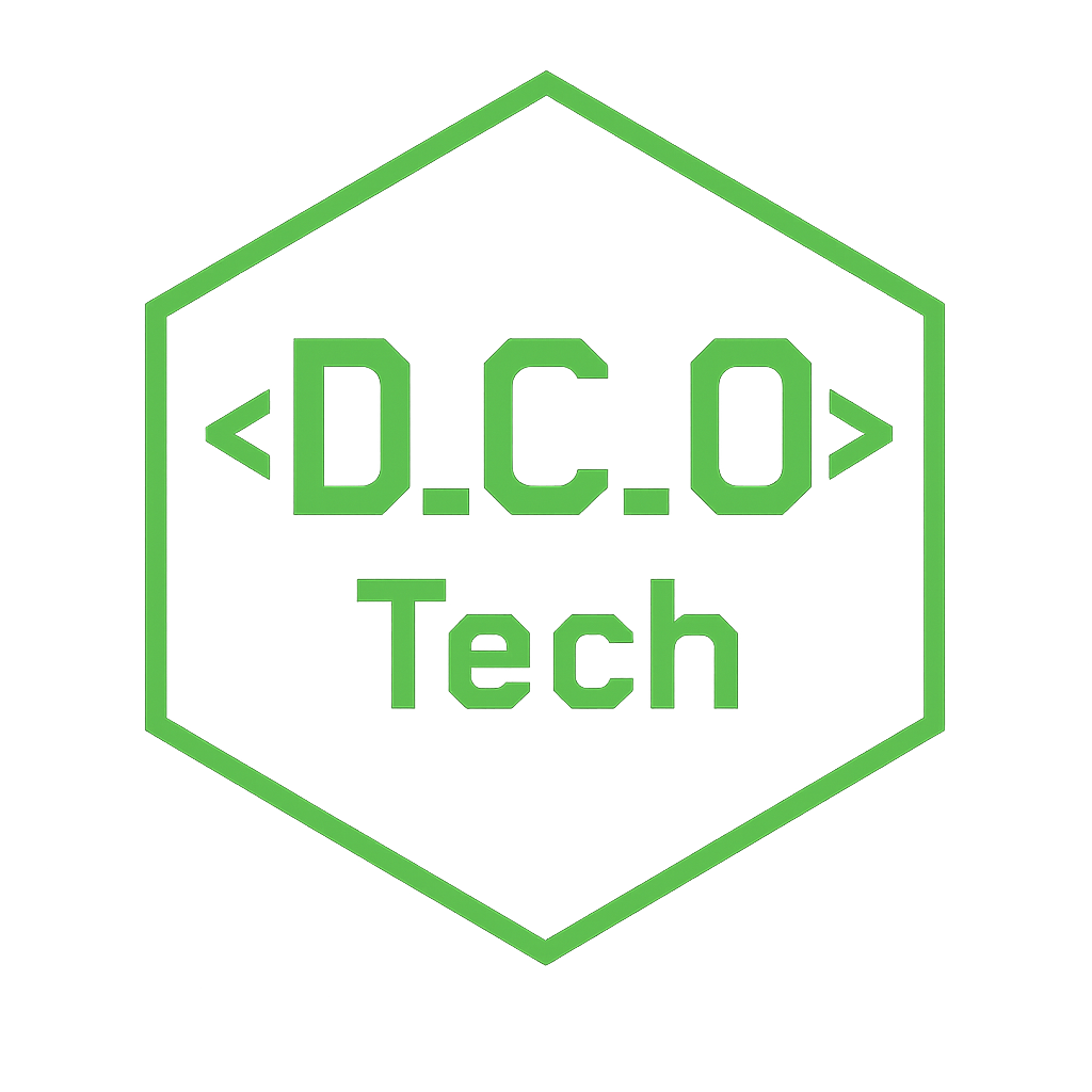 Logo completo da DCO Tech
